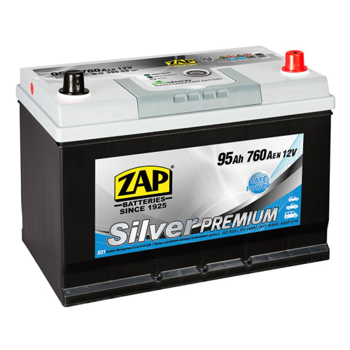 ZAP Silver Premium Asia 95Ah 12V 760A 296x175x200/220
