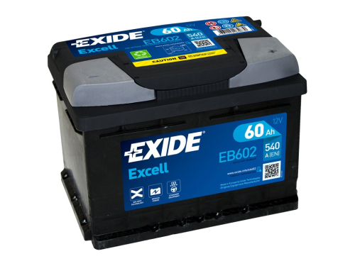 EXIDE Excell 12V 60Ah 540A 242x175x175