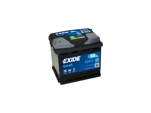 EXIDE Excell 12V 50Ah 450A 207x175x190 Levá