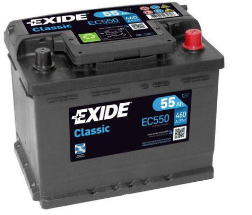 EXIDE Classic 12V 55Ah 460A 242x175x190