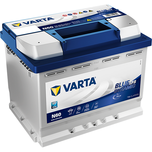 VARTA Blue dynamic EFB START-STOP 60Ah 12V 242x175x190 640A N60