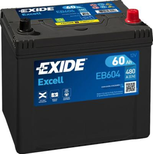 EXIDE Excell 12V 60Ah 390A 230x173x222