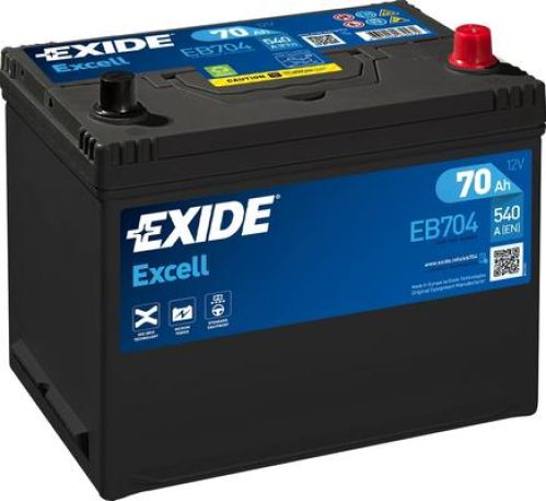 EXIDE Excell 12V 70Ah 540A 272x173x222