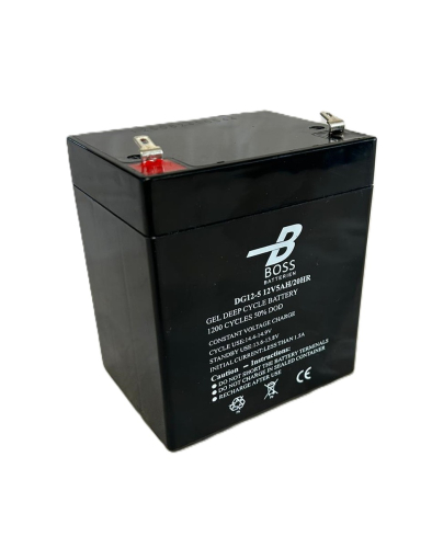 BOSS Deep Cycle GEL 12V 5Ah 90x71x101/107 F1 1200 cyklů