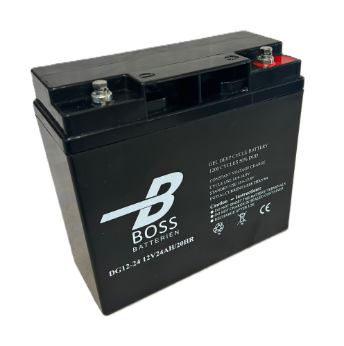 BOSS Deep Cycle GEL 12V 24Ah 181x77x167/167 M5 1200 cyklů