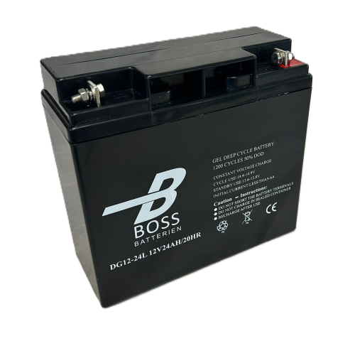 BOSS Deep Cycle GEL 12V 24Ah 181x77x167/167 L1 1200 cyklů