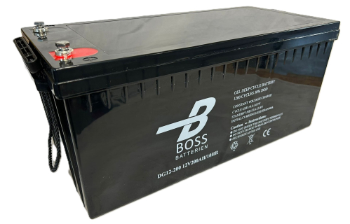 BOSS Deep Cycle GEL 12V 200Ah 522x240x219/224 M8 1200 cyklů