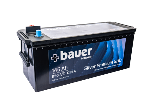 BAUER SILVER Premium SHD 145Ah 12V 950A 513x189x194/223