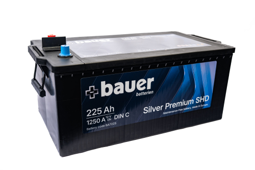 BAUER SILVER Premium SHD 225Ah 12V 1250A 517x274x215/240