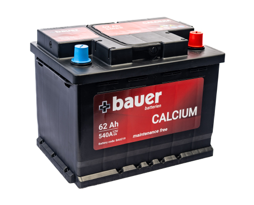BAUER Calcium 62Ah 12V 540A 241x175x190