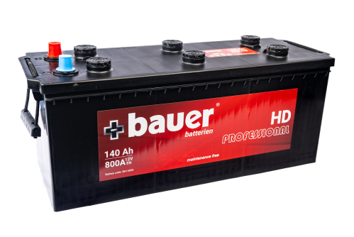 BAUER Professional HD 140Ah 12V 800A 514x189x195/223
