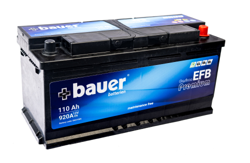 BAUER Carbon EFB 110Ah 12V 920A 393x175x190