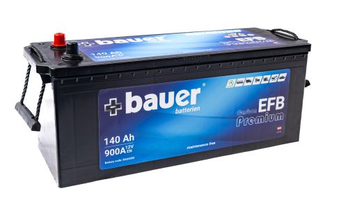 BAUER Carbon EFB 140Ah 12V 900A 513x178x195/220