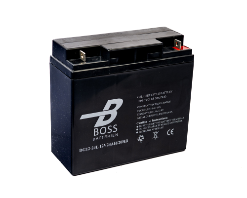 BOSS Deep Cycle GEL 12V 24Ah 181x77x167/167 L1 1200 cyklů