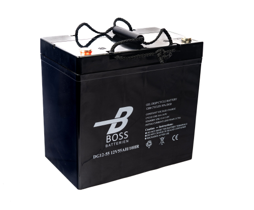 BOSS Deep Cycle GEL 12V 55Ah 229x138x208/212 M6 1200 cyklů