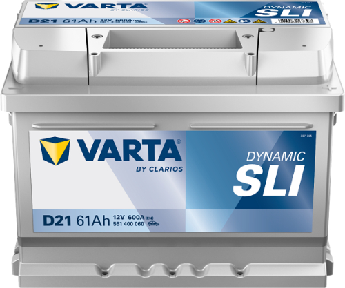 VARTA Dynamic SLI 61Ah 12V 600A 242x175x175