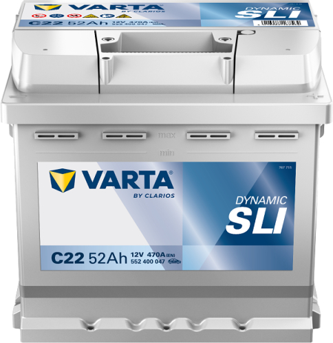 VARTA Dynamic 52Ah 12V 470A 207x175x190