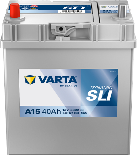 VARTA Dynamic SLI Asia 40Ah 12V 330A 187x127x227 LEVÁ slabé poly