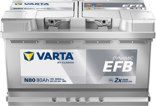 VARTA Blue dynamic EFB START-STOP 80Ah 12V 315x175x190 730A