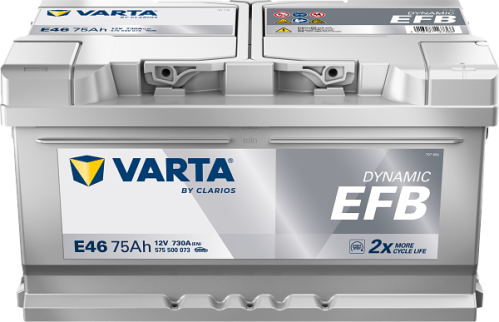 VARTA Blue dynamic EFB START-STOP 75Ah 12V 315x175x175 730A
