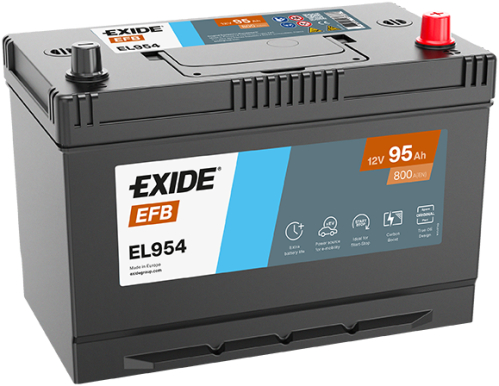 EXIDE Start-Stop EFB 12V 95Ah 800A 306x173x222