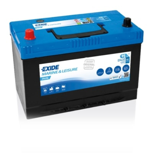 EXIDE DUAL 12V 95Ah 450Wh 650A 306x173x222