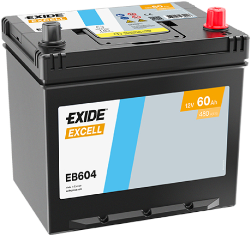 EXIDE Excell 12V 60Ah 390A 230x173x222