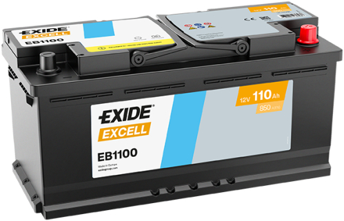 EXIDE Excell 12V 110Ah 850A 392x175x190