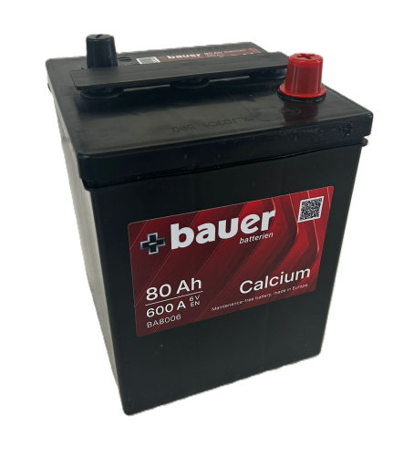 BAUER Calcium 80Ah 6V 600A 158x165x220