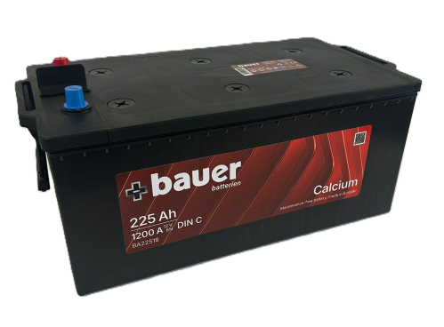 BAUER Professional HD 225Ah 12V 1200A 517x273x212/240 centrální odplynování