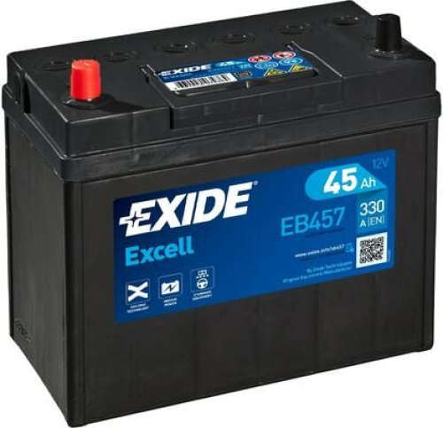 EXIDE Excell 12V 45Ah 300A 237x127x227 Levá