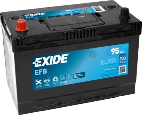 EXIDE Start-Stop EFB 12V 95Ah 800A 306x173x222 Levá