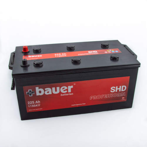 BAUER Professional SHD 225Ah 12V 1150A 517x273x212 (černá)