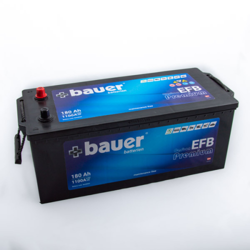 BAUER Carbon EFB 180Ah 12V 1100A 513x210x195/220