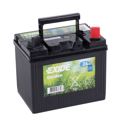 EXIDE BIKE GARDEN 12V 24Ah 250A 197x132x186 pravá