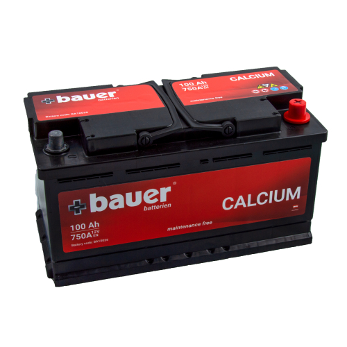 BAUER Calcium 100Ah 12V 750A 354x175x190