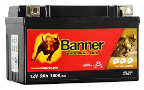 Banner 50901 GTZ10-4 12V/9Ah 180A BIKE BULL GEL