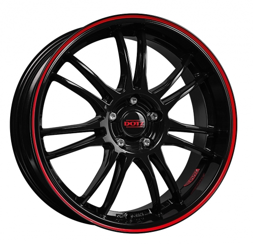 DOTZ Shift pinstripe red 7x17 5x112 ET48