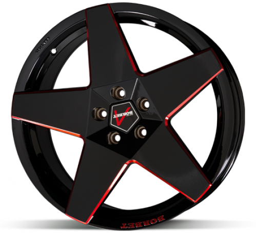 Borbet A Black Red 8,5x19 5x112 ET45