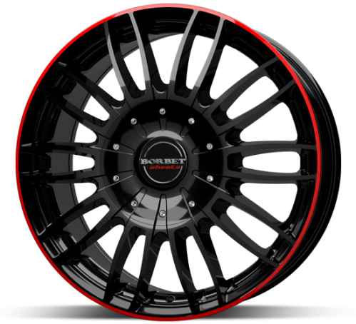 Borbet CW3 Red 7,5x18 5x127 ET45