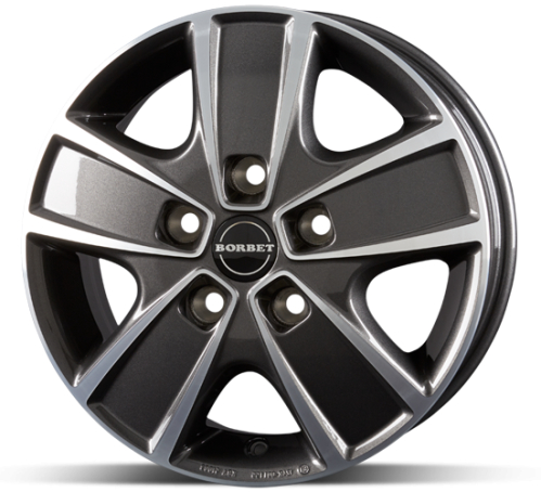 Borbet CWG Antracit Polished 6x16 5x118 ET68