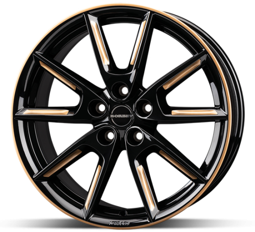 Borbet LX18 Black Gold 8x18 5x114 ET48