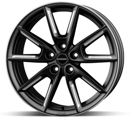 Borbet LX18 Black Silver 8x18 5x108 ET45