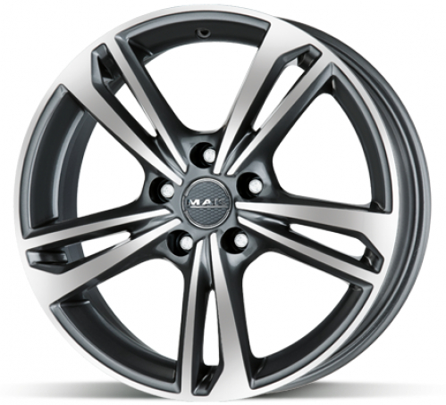 MAK Emblema GunMetal 7,5x17 5x108 ET45