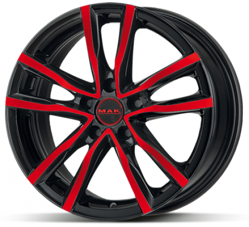MAK Milano Black Red 8x18 5x110 ET40