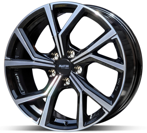 PLATIN P115 Black 7x17 5x114 ET43