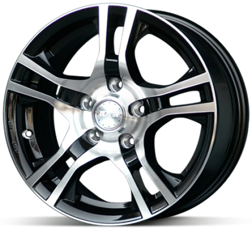 PLATIN P53 Black 7x17 5x108 ET48