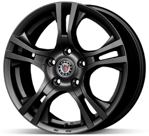 PLATIN P53 Matt Black 6x15 4x100 ET45