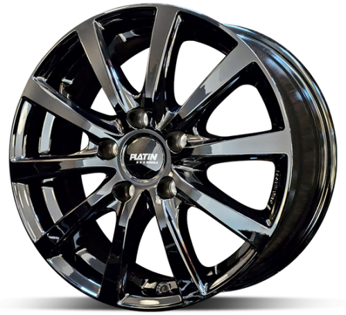 PLATIN P69 ShinyBlack 7,5x17 5x108 ET48