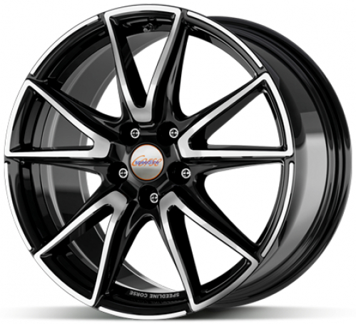 Speedline SL6 Black 8,5x19 5x112 ET21